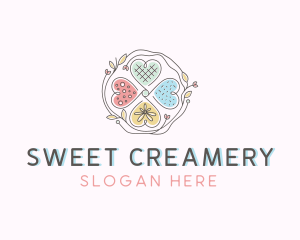 Sweet Heart Cookies logo design