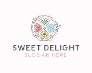 Sweet Heart Cookies logo design