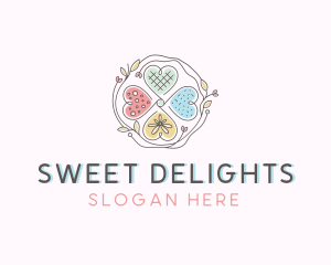 Sweet Heart Cookies logo design