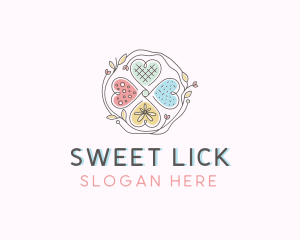 Sweet Heart Cookies logo design