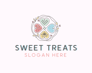 Sweet Heart Cookies logo design