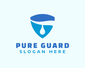 Water Shield Sanitizer logo design