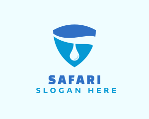 Water Drop - Water Shield Sanitizer logo design