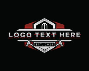 Maintenance - Carpentry Hammer Construction logo design