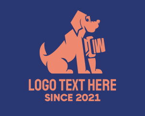 Coral - Dog Camera Surveillance logo design