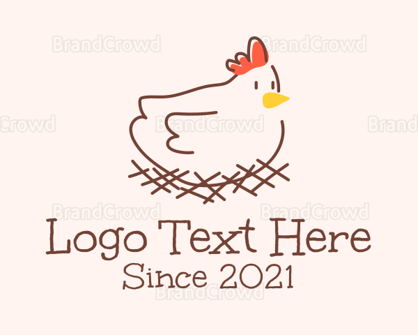 Chicken Hen Poultry Logo