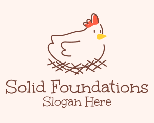 Chicken Hen Poultry  Logo