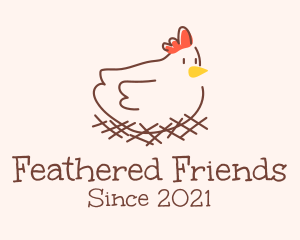 Poultry - Chicken Hen Poultry logo design