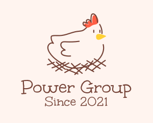 Farmer - Chicken Hen Poultry logo design