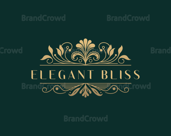 Elegant Floral Salon Logo