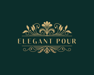 Elegant Floral Salon logo design