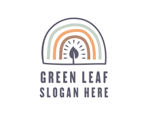 Rainbow Leaf Handicraft logo design