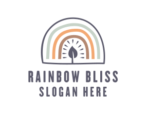 Rainbow Leaf Handicraft logo design