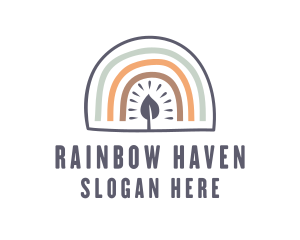 Rainbow Leaf Handicraft logo design