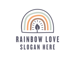 Rainbow Leaf Handicraft logo design