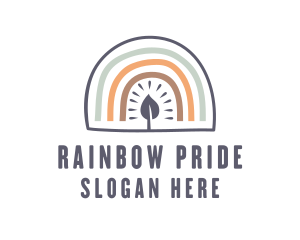 Rainbow Leaf Handicraft logo design