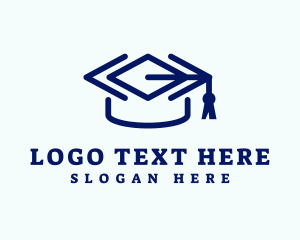 E Learning - Media Play Graduation logo design