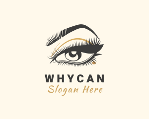 Seductive Woman Eyebrow Logo