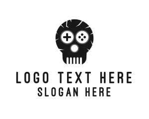 Social Media - Game Skull Console logo design