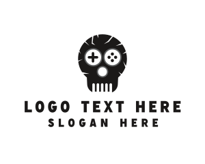 Fortnite - Game Skull Console logo design