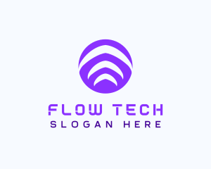 Digital Tech Waves logo design