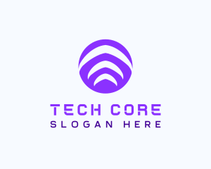 Digital Tech Waves logo design