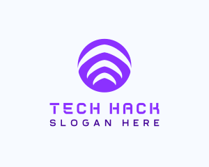 Digital Tech Waves logo design