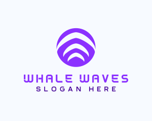 Digital Tech Waves logo design