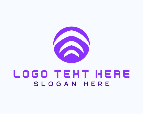 Abstract - Digital Tech Waves logo design