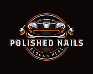 Restoration Detailing Car Polish logo design