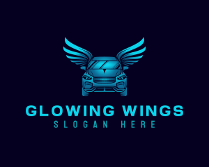 Automotive Garage Wings logo design