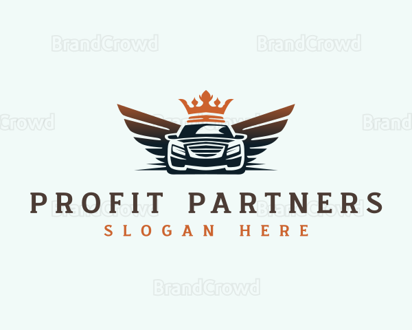 Car Luxury Wing Logo