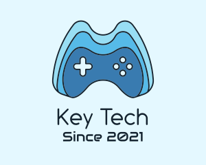 Tech Gamer Joystick logo design