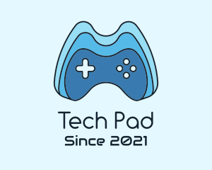 Tech Gamer Joystick logo design