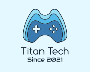 Tech Gamer Joystick logo design