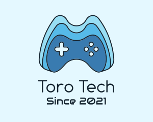 Tech Gamer Joystick logo design