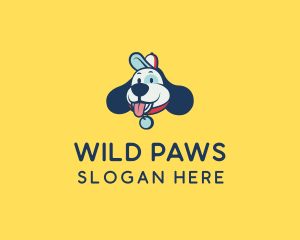 Pet Dachshund Dog  logo design