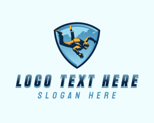 Outdoor - Adventure Skydiving Skydiver logo design