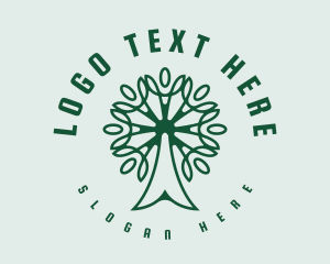 Social - Human Tree Community logo design