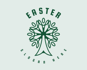 Healing - Human Tree Community logo design