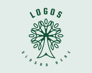 Humanitarian - Human Tree Community logo design