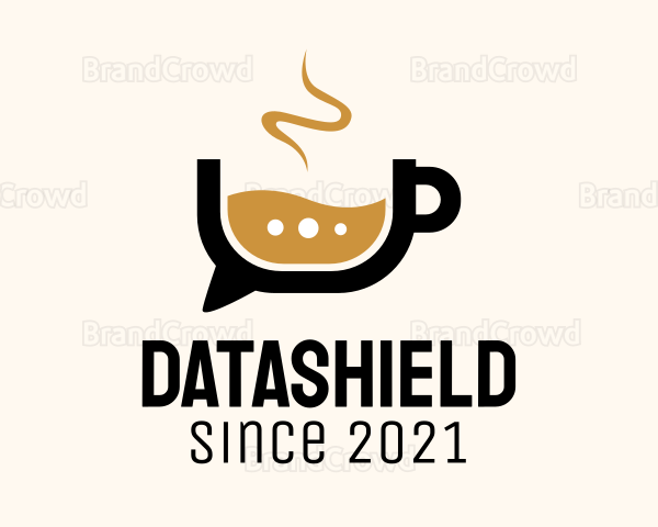 Coffee Chat Bubble Logo