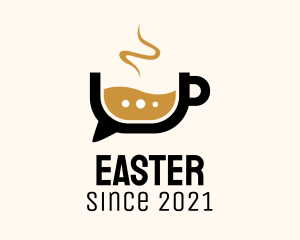 Mug - Coffee Chat Bubble logo design