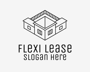 Leasing - Mansion House Architecture logo design