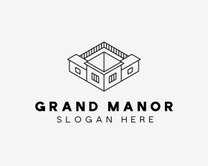 Mansion House Architecture logo design