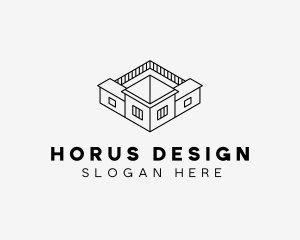 Mansion House Architecture logo design