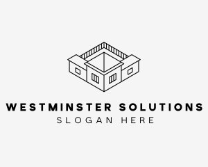 Mansion House Architecture logo design