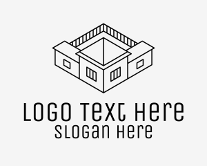 Mortgage - House Architecture logo design
