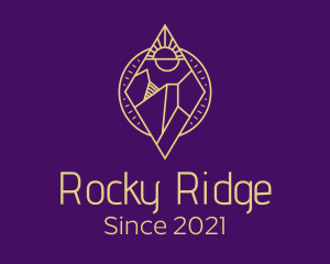 Rocky - Diamond Rocky Mountain logo design