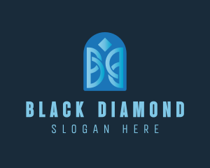 Diamond Jewelry Arch logo design